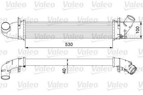 CHLODNICA POWIETRZA DOLADOWUJACEGO Valeo 818544