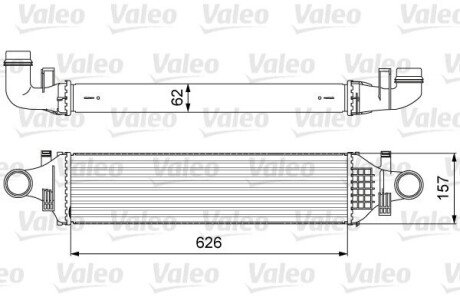 Радіатор наддуву Valeo 818624