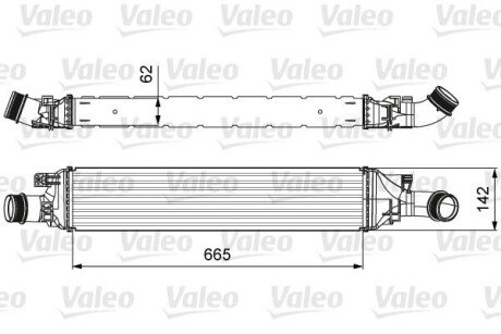 INTERCOOLER AUDI (OE-8U0145803B) Valeo 818643