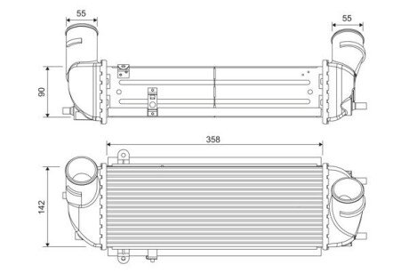 INTERCOOLER KIA SORENTO II 09- Valeo 818692