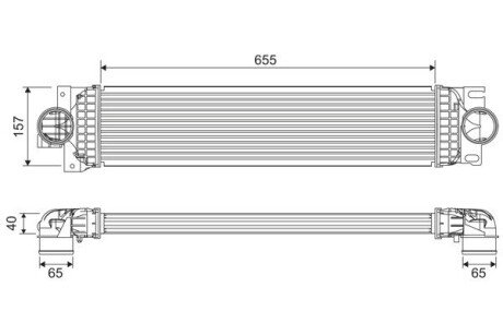 Intercooler FORD Valeo 818699