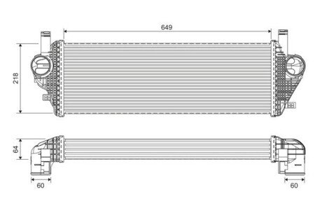 INTERCOOLER JEEP GRAND CHEROKEE IV Valeo 822903