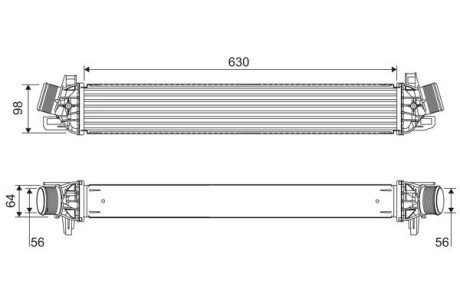 Интеркулер Valeo 822914