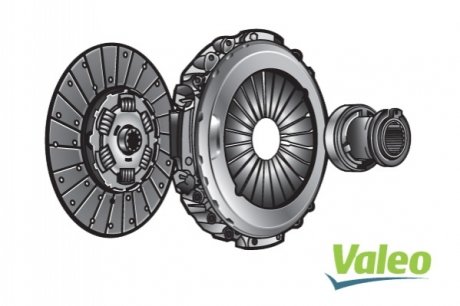 Зчеплення Комплектне (Zc612+Zc613+Zc62) Man Tgs/tgx, Scania P/g/r/t >2004 Ø430Mm Z-24 Valeo 827539