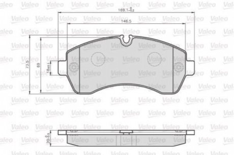 KLOCKI HAMULCOWE OPTIPACK LCV Valeo 872200