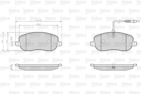 KLOCKI HAMULCOWE OPTIPACK LCV Valeo 872261