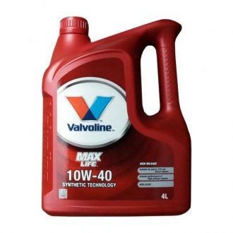 Масло моторное Maxlife 10W-40, 4 л Valvoline 872296