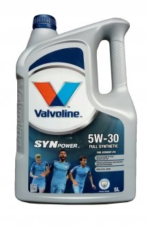 Масло моторное Synpower FE 5W-30, 5 л Valvoline 872552