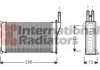 Радиатор печки - (85GG18B539CD / 85GG18B539CC / 85GG18B539CB) Van Wezel 18006098 (фото 3)