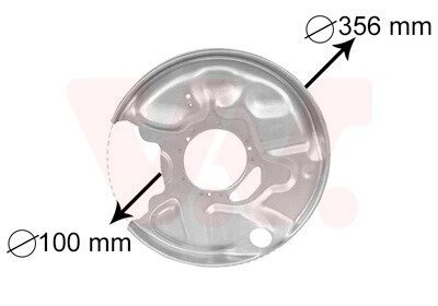 Захист гальмівного диску Van Wezel 3029373