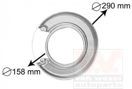 Автозапчастина Van Wezel 3765373