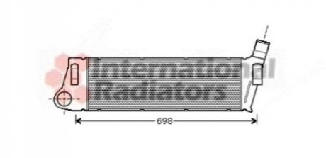 Інтеркулер RENAULT MEGANE2/SCENIC TD MT 02- (вир-во) Van Wezel 43004316 (фото 1)