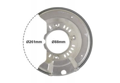 OSЈONA TARCZY HAMULCOWEJ TOYOTA (OE-4778152010) Van Wezel 5430372