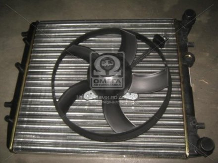 Радиатор охлаждения двигателя - (6Q0959455E / 6Q0959455AF / 6Q0121417) Van Wezel 76002013 (фото 1)