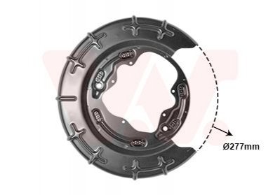 OSЈONA TARCZY HAMULCOWEJ HYUNDAI KIA (OE-582701H000) Van Wezel 8207374