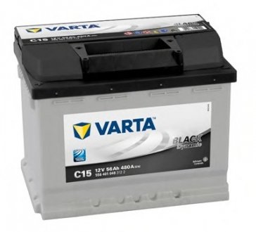 АКБ C15 BLACK DYNAMIC 56 А*год +/- 480A VARTA 5564010483122