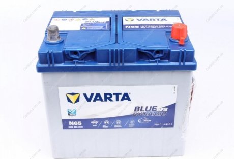 Стартерна батарея (акумулятор) VARTA 565501065 D842 (фото 1)