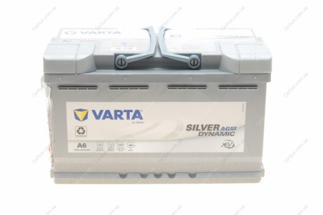 Акумуляторна батарея 82Ah/800A (315x175x190/+R/B13) (Start-Stop AGM) VARTA 580901080 J382