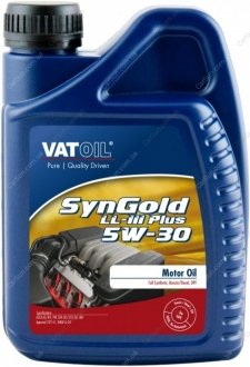 Моторное масло SynGold LL-III Plus 5W-30 1л - VATOIL 50020