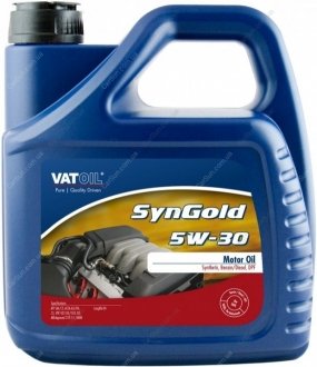 Моторна олія SynGold 5W-30 4л - VATOIL 50026 (фото 1)