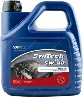 Моторное масло SYNTECH LL-X 5W-40 4л - VATOIL 50035 (фото 1)