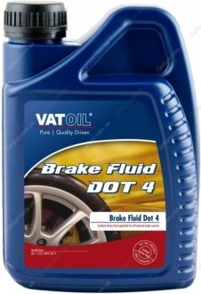 Тормозная жидкость BRAKE FLUID DOT 4 1л - VATOIL 50117