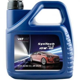 Моторна олія SYNTECH LL-X 10W-40 4л - VATOIL 50426
