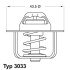 Термостат, охлаждающая жидкость BMW, AUDI, VW, VOLVO, OPEL WAHLER 3033.78 (фото 1)