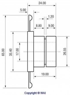 Колектор генератора WAI 28-92852