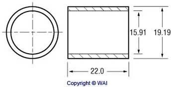 Втулка стартера WAI 62-1600