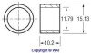 Втулка стартера WAI 62-2402 (фото 5)