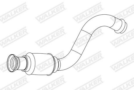 ВИХЛОПНА ТРУБА WALKER 10852