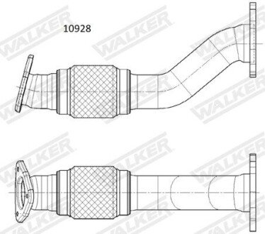 ВИХЛОПНА ТРУБА WALKER 10928