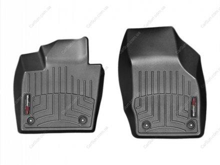 К/с Audi Q3 2011-18 з бортиком, передні, чорні Weathertech 444361