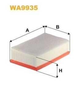 Фільтр повітря WIX FILTERS WA9935