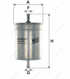Фильтр топливный MB - SPRINTER, VITO VW - LT WIX FILTERS WF8040