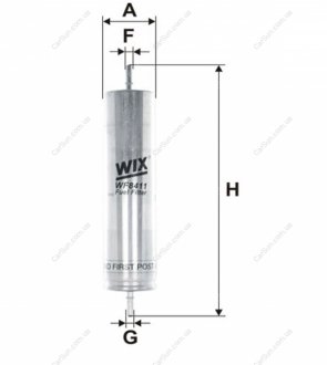 Фільтр паливний (вир-во) WIX FILTERS WF8411 (фото 1)
