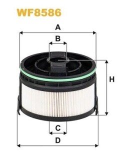 Фильтр топливный MB (W205/W213/W238/W447/X167) 1.7-3.5 d 17- WIX FILTERS WF8586