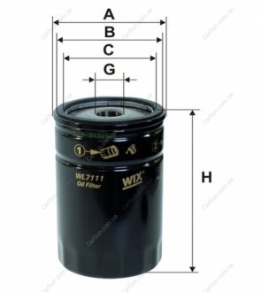Фильтр масла WIX FILTERS WL7111 (фото 1)