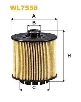 Автозапчасть WIX FILTERS WL7558