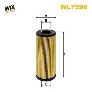 Фільтр оливи WIX FILTERS WL7596