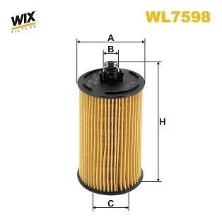 ФІЛЬТР ОЛИВИ/ГІДРАВЛІКИ WIX FILTERS WL7598