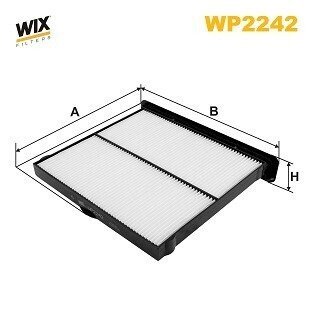 Салонний повітряний фільтр WIX FILTERS WP2242