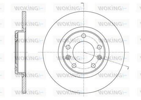 Автозапчасть WOKING D61555.00