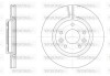 Диск тормозной передний (кратно 2) (Remsa) Nissan Qashqai II, X-trail III WOKING D6158110 (фото 1)