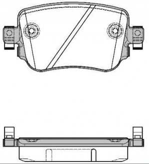 Колодки тормозные дисковые - WOKING P14493.08 (фото 1)
