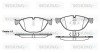 Колодки гальмівні диск. перед. (Remsa) Bmw 5 2.0 09-,Bmw 5 3.0 09-,Bmw 5 4.4 09- (P15143.00) WOKING P1514300 (фото 1)