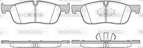 Колодки гальмівні WOKING P17333.10