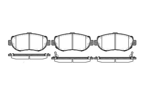 Колодки гальмівні WOKING P5563.02