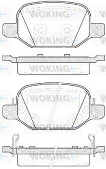 Колодки гальмівні WOKING P6273.52